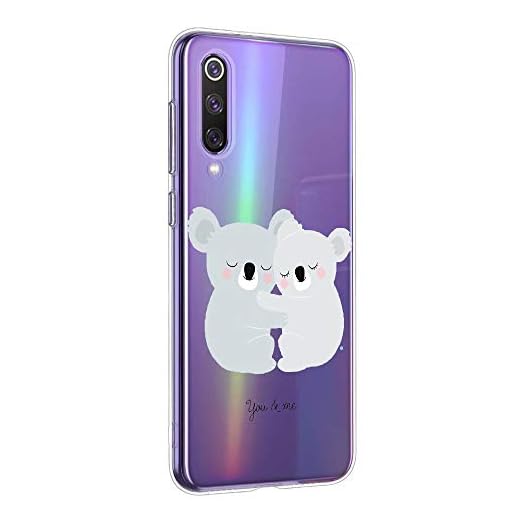 Oihxse Compatible con Xiaomi Mi 10 5G Funda Cristal Silicona TPU Suave Ultra-Delgado Protector Estuche Creativa Patrón Protector Anti-Choque Carcasa Cover(Pereza A1)