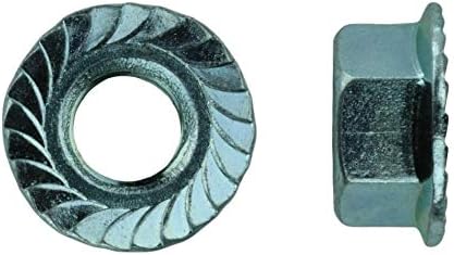 U-Turn - 7/16-14 Serrated Hex Flange Lock Nut Zinc Plated (50 Count)