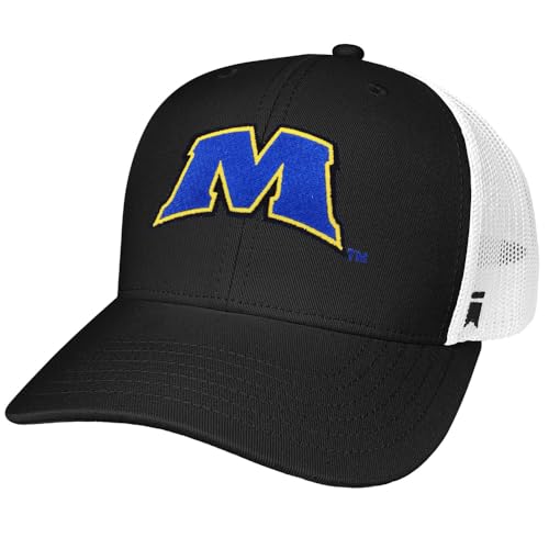Morehead State University Embroidered Primary Logo Official Collegiate Team Logo Adjustable Snapback Trucker Hat - Unisex for Men and Women, Black