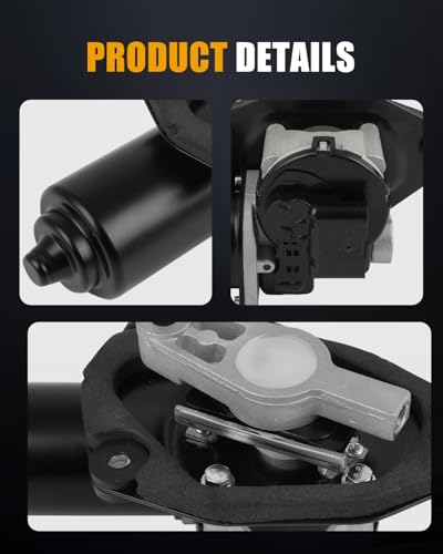 Image of ROADFAR Front Windshield Wiper Motor Compatible For Ford For Sable 1995 | Fit For Ford For Taurus 1987-1995|For Lincoln For Continental 1988-1997|For Mercury For Sable|OEM:F4DZ17508B|7 Pins