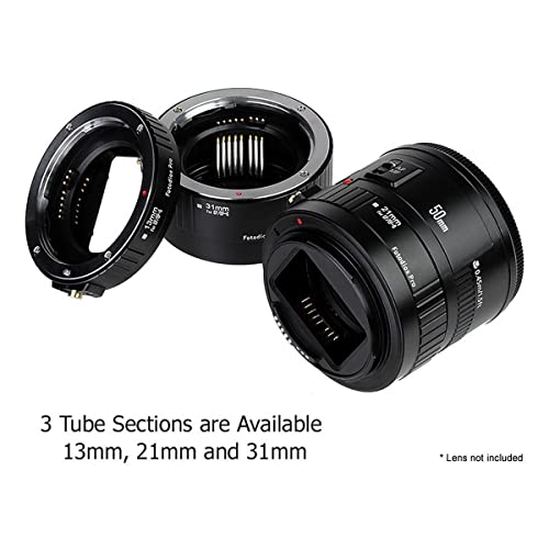 Image of Fotodiox Pro Auto Macro Extension Tube, 13mm Section - for Canon EOS EF /EF-s Lenses for Extreme Close-up
