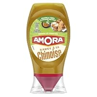 Sauce à la chinoise AMORA, idéale pour relever vos plats asiatiques avec une saveur authentique et équilibrée. Flacon pratique de 280g, facile à utiliser et à conserver pour une utilisation quotidienne. Parfaite pour accompagner viandes, légumes saut...