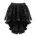 Steampunk Rock Damen Übergrößen Spitze Tüllrock Asymmetrische Tüll Tutu Gothic Rock Schwarzer Halloween Vampir Kostüm Damen Spitzenrock Vokuhila High Waist A Linie Minirock für Party Karneval Kostüm Tutu Rock günstig Kaufen-Steampunk Rock Damen Übergrößen Spitze Tüllrock Asymmetrische Tüll Tutu Gothic Rock Schwarzer Halloween Vampir Kostüm Damen Spitzenrock Vokuhila High Waist A Linie Minirock für Party Karneval Kostüm