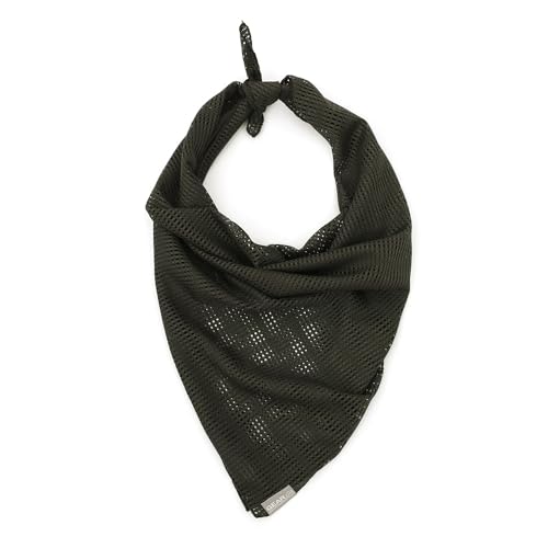 UNDERCONTROL Quick-Dry Mesh Scarf Lightweight Breathable Outdoor Bandana for Hiking, Running, Camping, Gorpcore Style Korea (OLIVE)