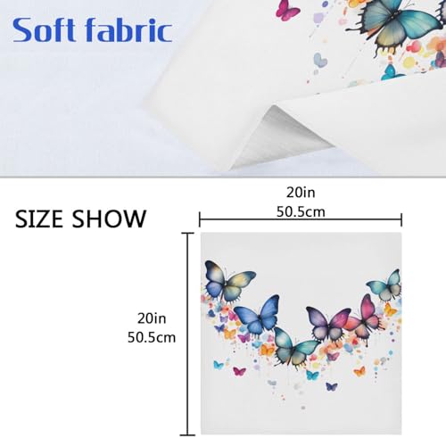 Servilletas de Tela Multicolor Set x6 20x20 pulg miniatura 6