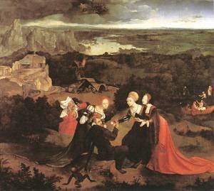 Peinture à l'huile Joachim Patenier : une reproduction haut de gamme