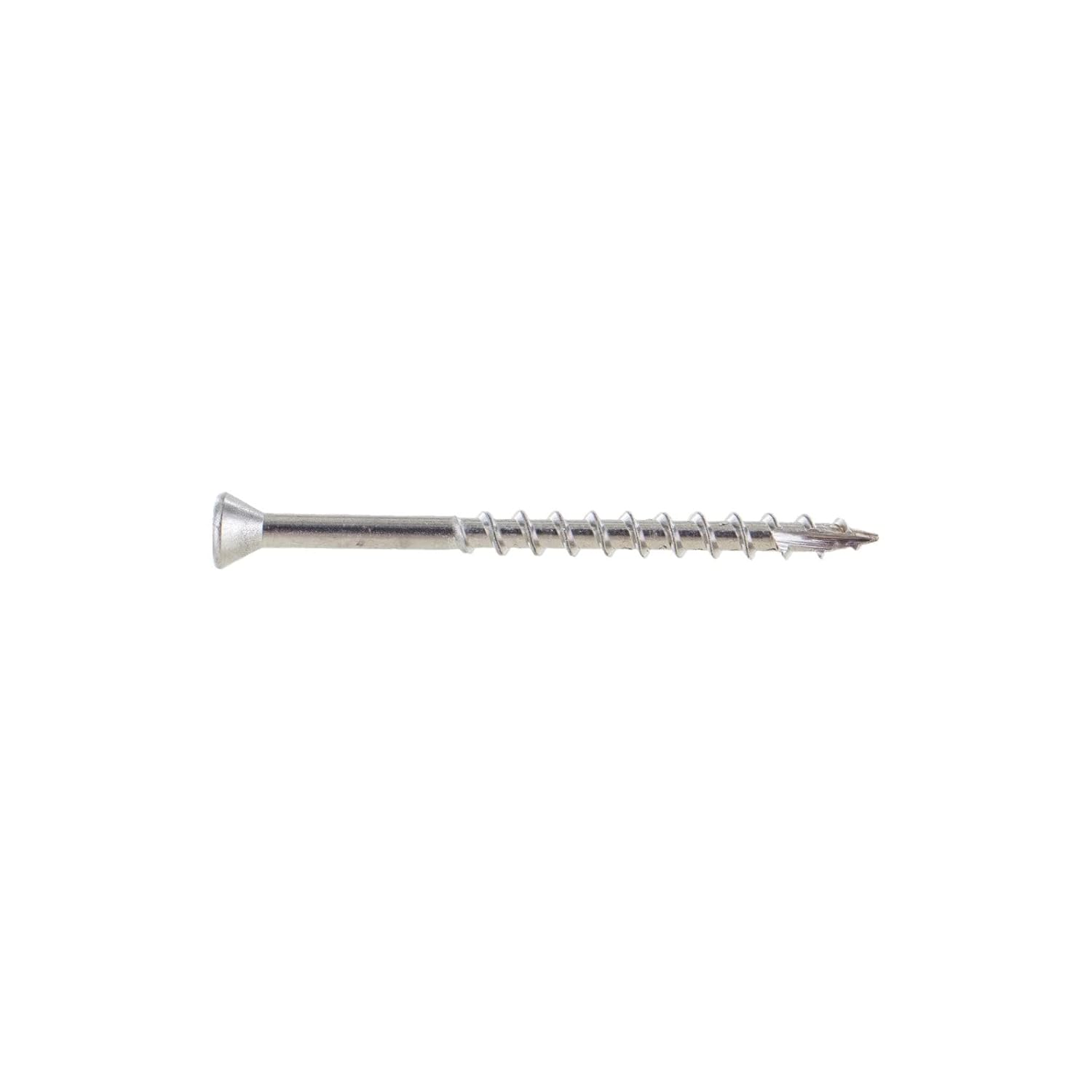 Conquest #7 x 2-1/4” Type 316 Stainless Steel Marine Grade Trim Head Deck Screws (Pack of 350) for Decks, Docks, Jetties, Fences, Walkways, or Marine Applications