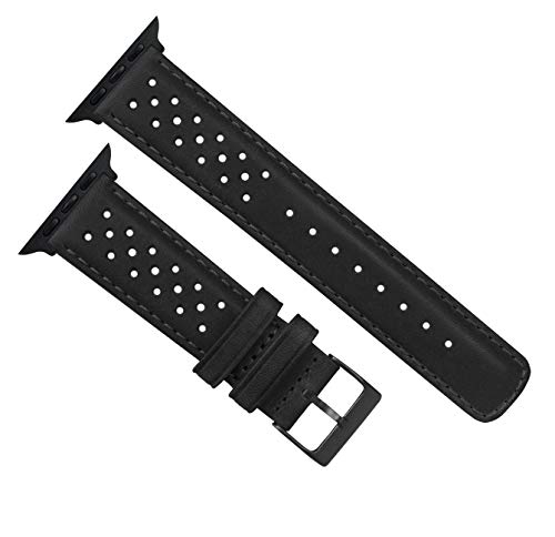 Image of BARTON WATCH BANDS - Horween Leather Watch Bands Compatible with Apple Watch Models - 1, 2, 3, 4, 5, 6, 7, 8, 9, 10, SE, Ultra & Ultra 2