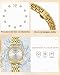 Imagen de CIVO Relojes Mujer Dorado Analógico: Reloj de Mujer Acero Inoxidable Impermeable