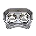 Neater Pet Brands Neater Feeder Deluxe Mess Proof Dog Bowls Elevated for Small Dogs Under 19 lbs, Made in USA, No Spill Raised Dog Food Bowl Stand Feeding Station, Food and Water Bowl Set, Grey
