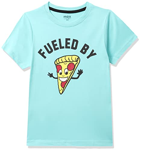 Image of Max Boys Printed Regular Fit T-Shirt