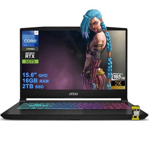 MSI Katana 15 HX �Q�[�~���O�m�[�g�p�\�R�� 15.6�C���` QHD 2560x1440 165Hz 100% DCI-P3 Intel 16�R�A i7-14650HX (>i9-12900H) 16GB DDR5 2TB SSD GeFor