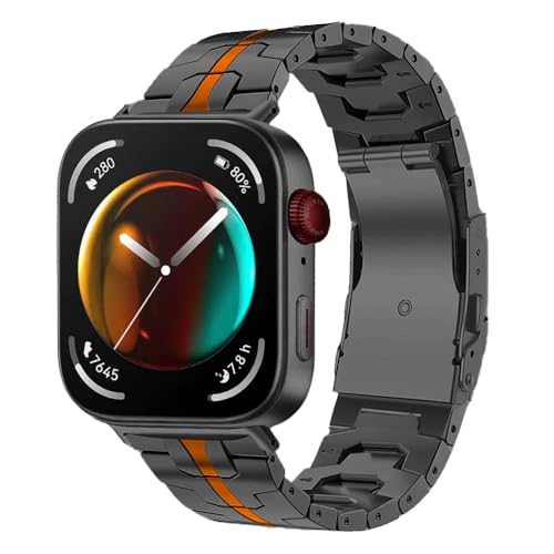 Bracelet titane compatible Huawei Fit 4 Pro, métal anti-irritation léger