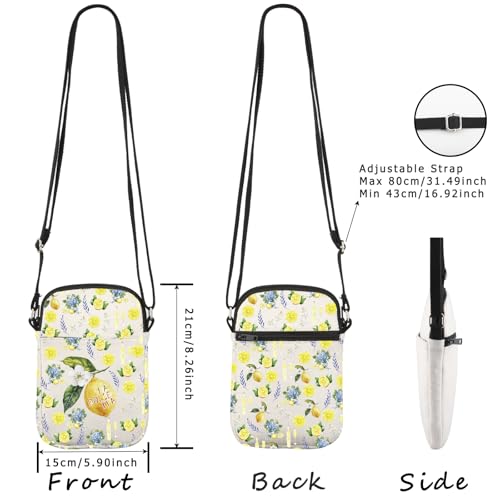 WCGXKO Italian Gift Italian Lemon Gift Positano Delicious Italian Lemon Crossbody Bag2