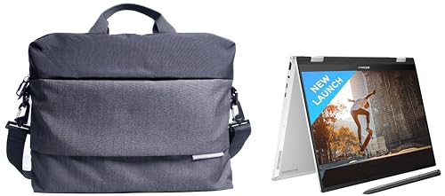 Image of ASUS Zenbook 14 Flip OLED (2023), Intel Core Evo I7-1360P 13Th Gen, 14 inch (35.56 Cm) 2.8K 90Hz OLED, (16Gb Ram & 1Tb Ssd), Up3404Va-Kn753Ws Eos 2 Messenger Bag (Black) - Windows