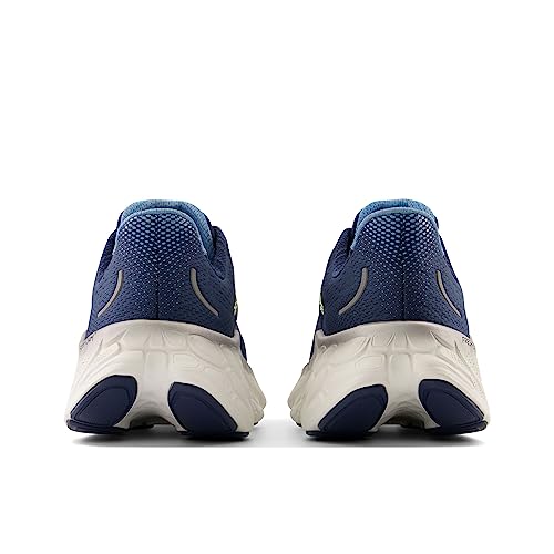 New Balance Men's Fresh Foam X More V4 Running Shoe, Nb Navy/Cosmic Pineapple/Heritage Blue, 10 M