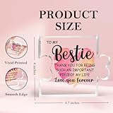 PVOPVO Bestie Friendship Gifts for Women Best Friend Birthday Gifts for Women Friends Female Bff Soul Sister Work Besties Christmas Valentines Birthday Gift Bestie Acrylic Puzzle Plaque