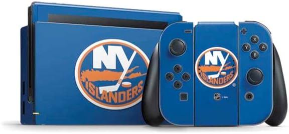 Skinit Decal Gaming Skin Compatible with Nintendo Switch Bundle - Officially Licensed NHL New York Islanders Frozen Design