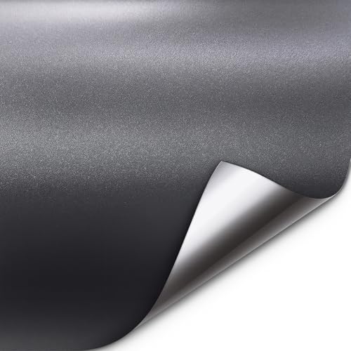 VViViD Matte Gun Metal Grey Vinyl Wrap Roll with Air Release Technology (1ft x 5ft)
