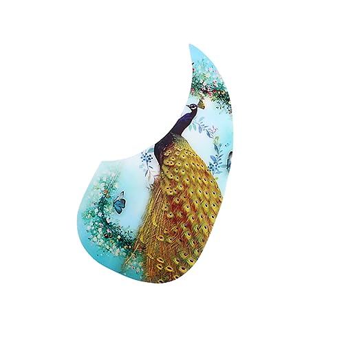 Totority フォーク ギター ピックガード ギター ピック LED ライト アップ ギター ピック ブランク ピック ガード スクラッチ プレート アコースティック ギター カポ スタンド 粘