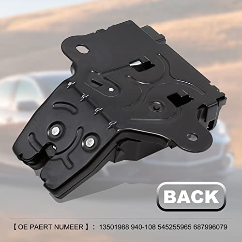 Image of Hoypeyfiy Trunk Lid Latch Power Lock Actuator Replacement for Chevy Malibu Cruze Impala Sonic Camaro Buick Regal Lacrosse Allure Cadillac ATS CTS ELR XTS Replace 13501988 940-108 545255965 687996079