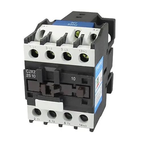Three Phase 3P DIN Rail Mount 660V 40A NO AC contactor 36V Coil CJX2-2510