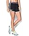 Under Armour Women's Perfect Pace Short, Black/Reflective, Large