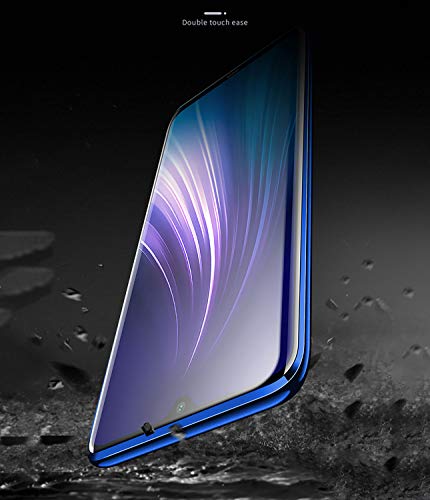 Biubiucase Metal Magnetic Aluminum Alloy Frame Tempered Glass Phone Case For Xiaomi Redmi Note 8 [6.3 Inch] (Redmi Note 8, Red) #TOP3