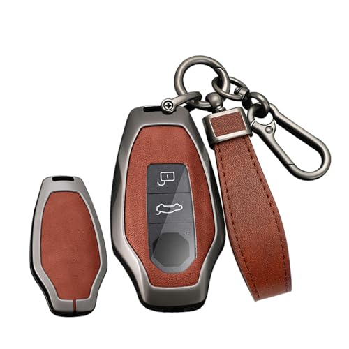 Coque clé MG7 2023 2024 protection sans clé antichoc avec texture motif cuir