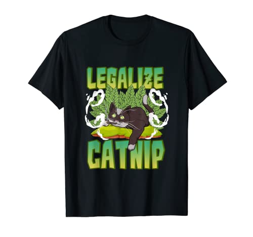 Funny Legalize Catnip T-Shirt for Cat Lovers