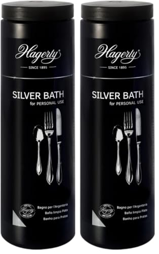Limpieza de la plata rápida con Hagerty Silver Bath para eliminar el ennegrecimiento
