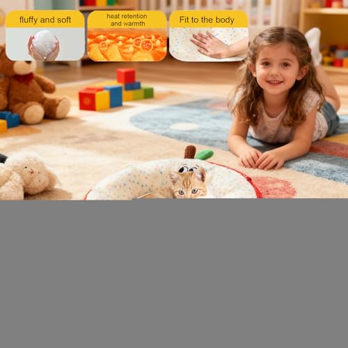 Cama de invierno para mascotas en jaula de interior con borde elevado protector 3