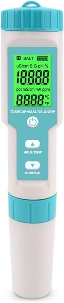 See full amazon price history chart for Real Instruments Water Quality Tester 7 in 1 PH Total Dissolved Solids TDS/PH/EC/ORP/Salinity/S.G/Temperature Testing IP67 Waterproof ℃/℉ Units Conversion Automatic Temperature Compensation Real Instruments Water Quality Tester 7 in 1 PH Total Dissolved Solids TDS/PH/EC/ORP/Salinity/S.G/Temperature Testing IP67 Waterproof ℃/℉ Units Conversion Automatic Temperature Compensation (B0CLB2MWH2) Amazon Price History, Amazon Price Tracker