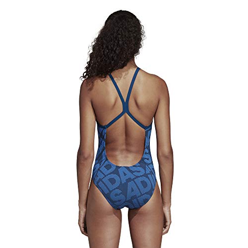 Adidas Women Swimming Allover Print Swimsuit Beach Pool Training Swimwear (Eu 34 - Uk 30'' - Usa 30'') #TOP4