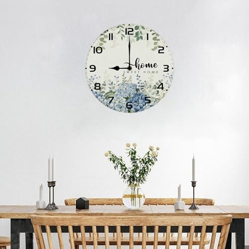 Reloj de pared rústico vintage madera oso y ciervo 10 in miniatura 3