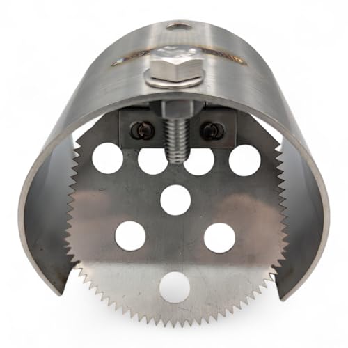 Rats & Mice Prevention for Drains, Stainless Steel Drain Rat Flap, Non-Return Valve, Rat Blocker for Sewers, fits drains (95-110mm, 4 inch)