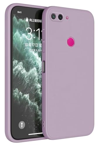 Topme Funda para Xiaomi MI 8 Lite (6.26' Inches) Carcasa Caja Case Estuche, Funda Protectora de Piel de Silicona TPU - Hierba púrpura