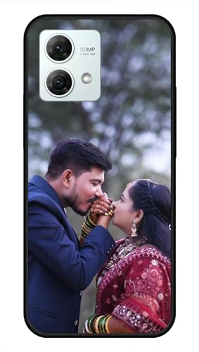 Image of NDCOM for Customised Moto G84 5G Back Cover | Premium Slim Back Cover Motorola G84 5G | Case DIY Personalised Photo Design | Customized Gift Custom Text Name Printed Metal Case