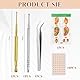 600Pcs Akupunkturpflaster Ear Seeds Akupressurstift Akupunkturstift Akupressur Stift Akupressur Pflaster Ear Seeds für Ohrakupunkturpunkt-Massage mit 2 Akupunktur Stift 1 Ohrpunktdiagramm 1 Pinzette