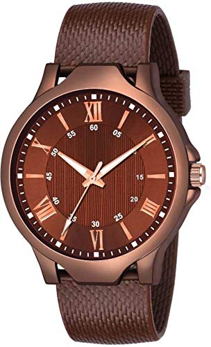Maa Creation Brown PU Blet Analogue Watch for Men & Boy (B08KHC7497) Amazon Price History, Amazon Price Tracker