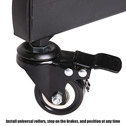 Yuankexiang Universal Mobile Swivel Table Top Tv Stand Cart For 32-65 Led Oled Lcd Plasma Flat Curved Screens Height Adjustable Glass Base Max. Vesa 600X400Mm Up To 60Kg #TOP4