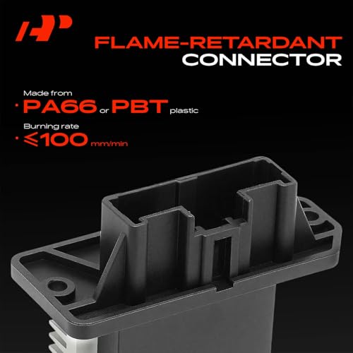 Image of A-Premium Front HVAC Blower Motor Resistor Compatible with Toyota 4Runner 1997-2002, Sequoia 2001-2007, Solara 1999-2003, Sienna 2000-2001 & Lexus ES300 1997-2001, GS300 2000-2001