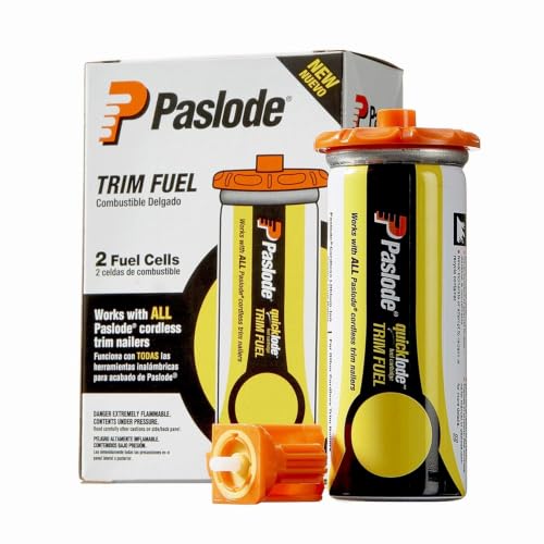 Paslode Universal Short Yellow Trim Fuel Cell - 816007 - For Paslode Finish & Brad Nailers - 2 Pack