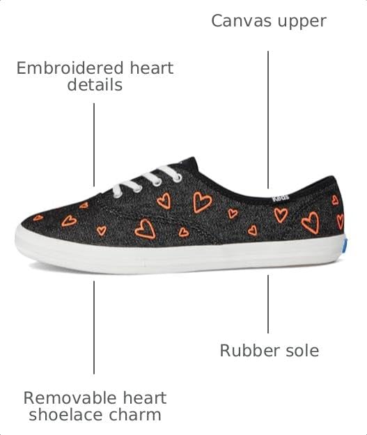 Image of Keds Womens Champion Glitter Lace Up