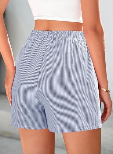 Image of PRETTYGARDEN Womens Summer Gingham Boxer Shorts