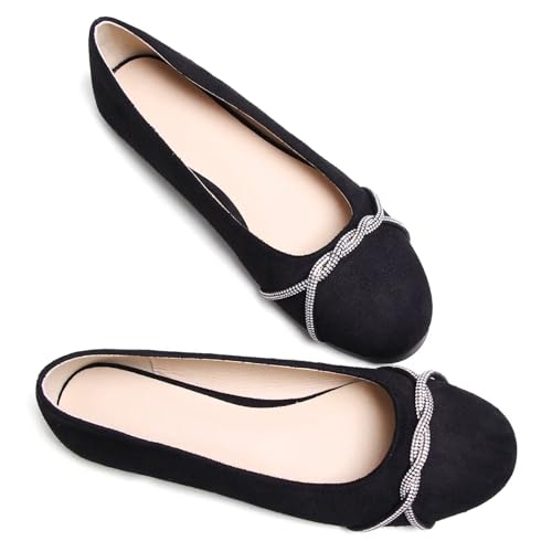 Image of SAILING LU Casual Shoes for Women Dressy Ballet Flats | Comfort Fit, Work Shoes,Casual for Women, Slip-Ons Loafers