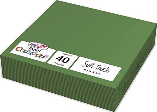 Dopla tovaglioli verde scuro 38x38 40pz