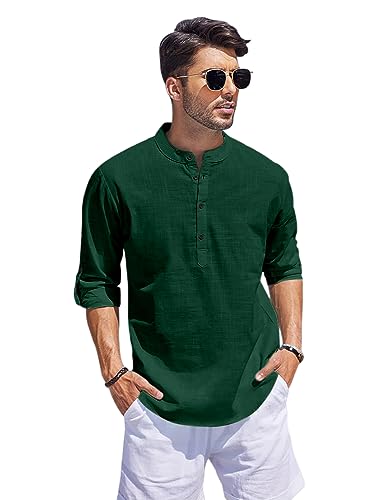 Image of Bellstone Kurta for Man | Men's Trendy Short Kurta | Shirt for Man | Men's Casual Shirts | Kurta Wedding for Men | Stylish Full Sleeve Shirts | Mandarin Collar Short Kurta for Men