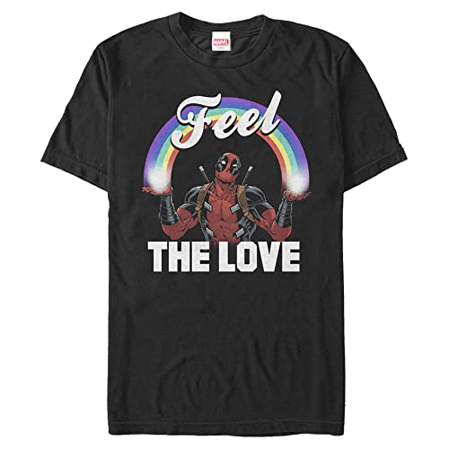 Marvel Feel The Love T-Shirt Homme exprimez votre passion geek