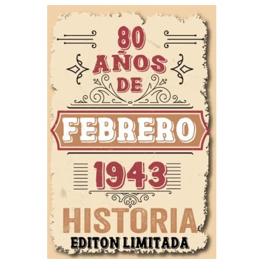 80 Años Cumpleaños Hombre Vintage 1943 Hecho En Febrero 1943: 80 años Regalos de cumpleaños de Febrero | Citas de motivación| Cumpleaños de Febrero| ... de cumpleaños personalizados para Enamorados